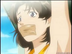 Anime Slut With A Muzzle Gets Molested